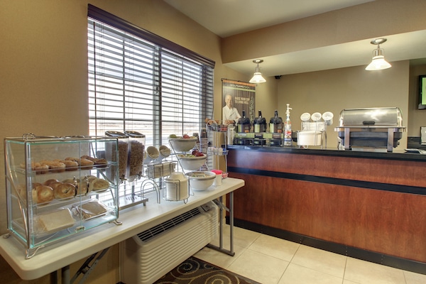 Free daily self-serve breakfast