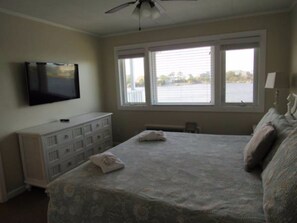 Condo, 2 Bedrooms | Iron/ironing board, free WiFi, bed sheets, alarm clocks - Fin 'n Feather Waterside Inn By Kees Vacations (Nags Head)