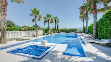 Indoor pool, seasonal outdoor pool, free cabanas, pool umbrellas