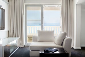 Deluxe Suite, Terrace, Sea View | Living area - Damianii Luxury Boutique Hotel & Spa (Dugi Rat)