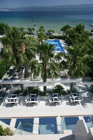 Uitzicht vanuit accommodatie