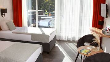 Standard-Doppel- oder -Zweibettzimmer, 2Â Einzelbetten | Zimmerausstattung