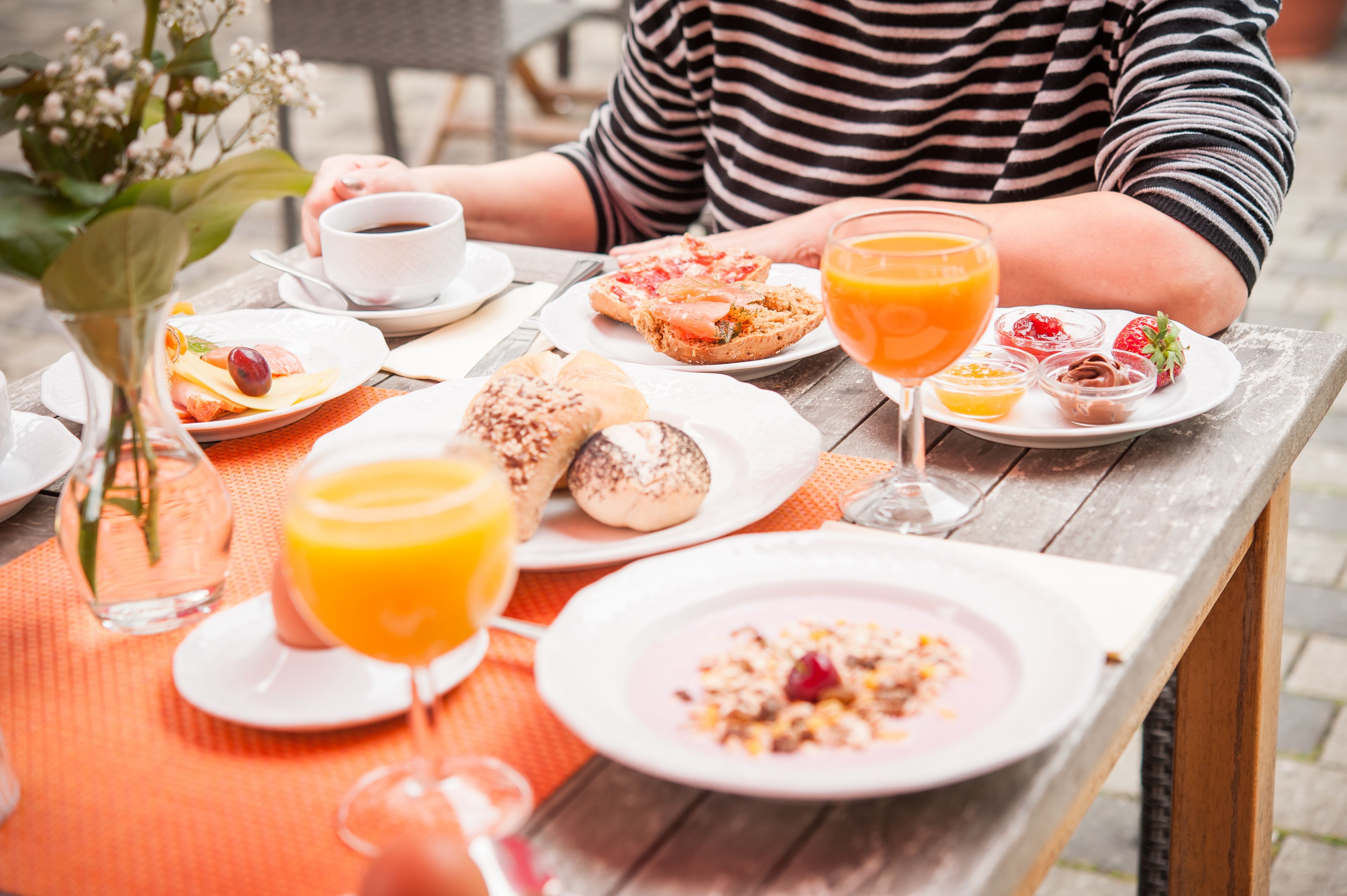Frokostbuffé hver dag (EUR 10 per person)