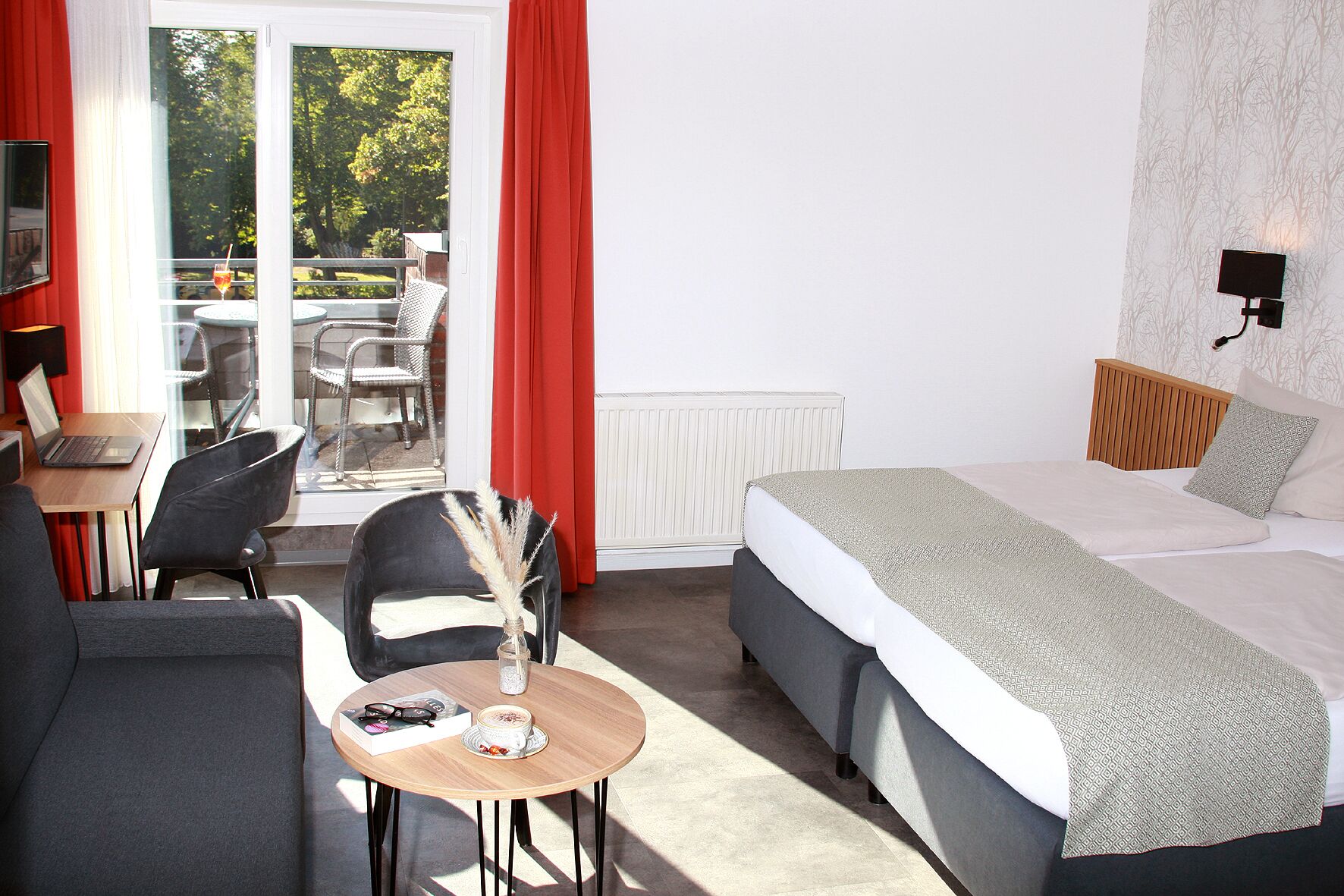 Standard-Doppel- oder -Zweibettzimmer, 2 Einzelbetten | Zimmerausstattung