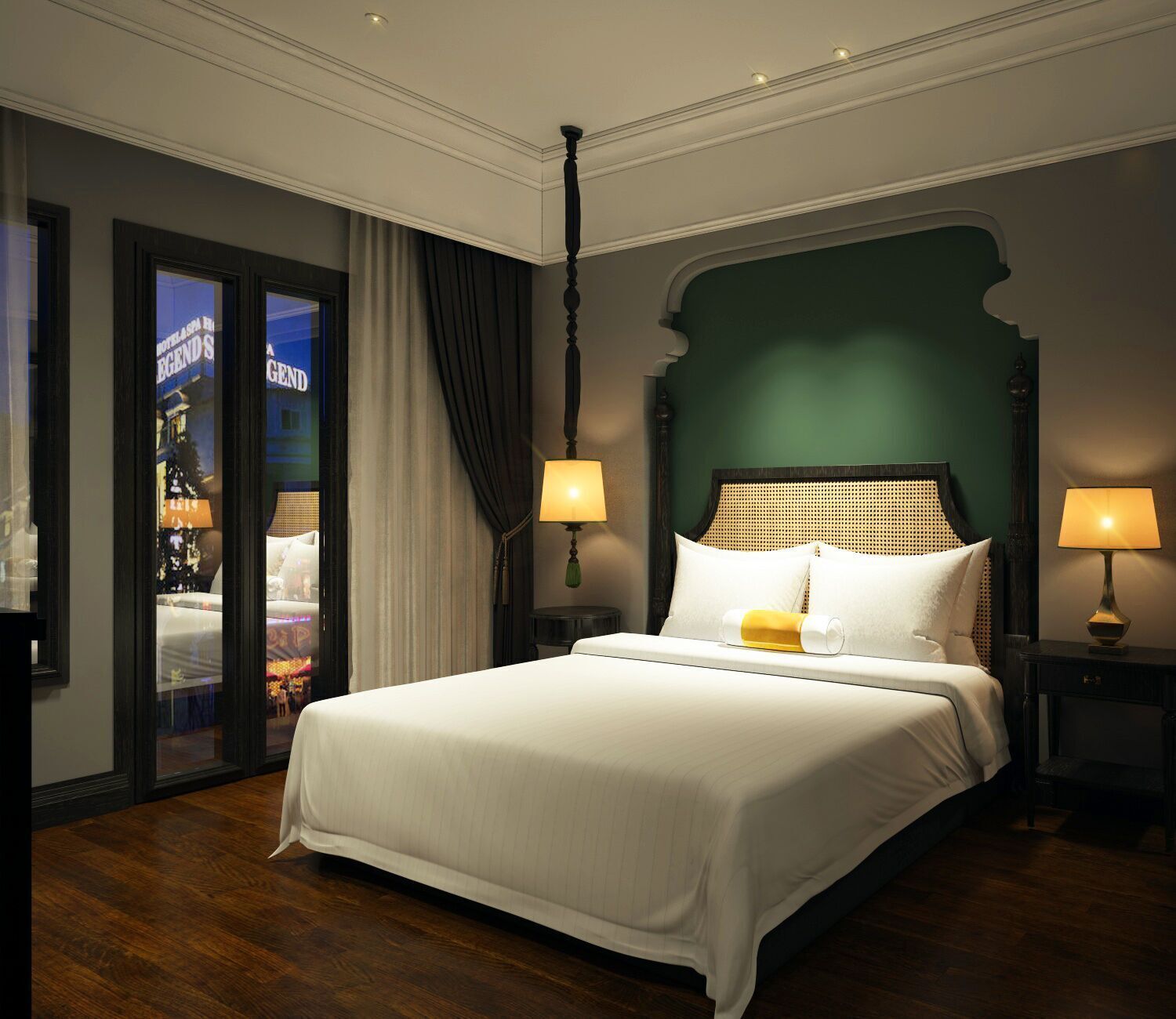 Minibar, escritorio, wifi gratis y ropa de cama 
