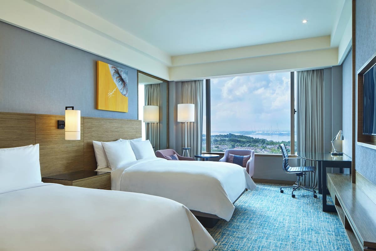 Room, 2 Twin Beds, Bay View | Minibar, in-room safe, desk, iron/ironing board