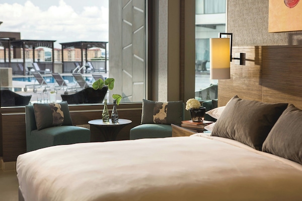 Room, 1 King Bed, Terrace, Poolside (View) | Minibar, in-room safe, desk, iron/ironing board