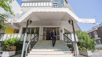 Blick von der Unterkunft