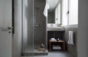 Regadera, amenidades de baño gratuitas, secadora de cabello, toallas 