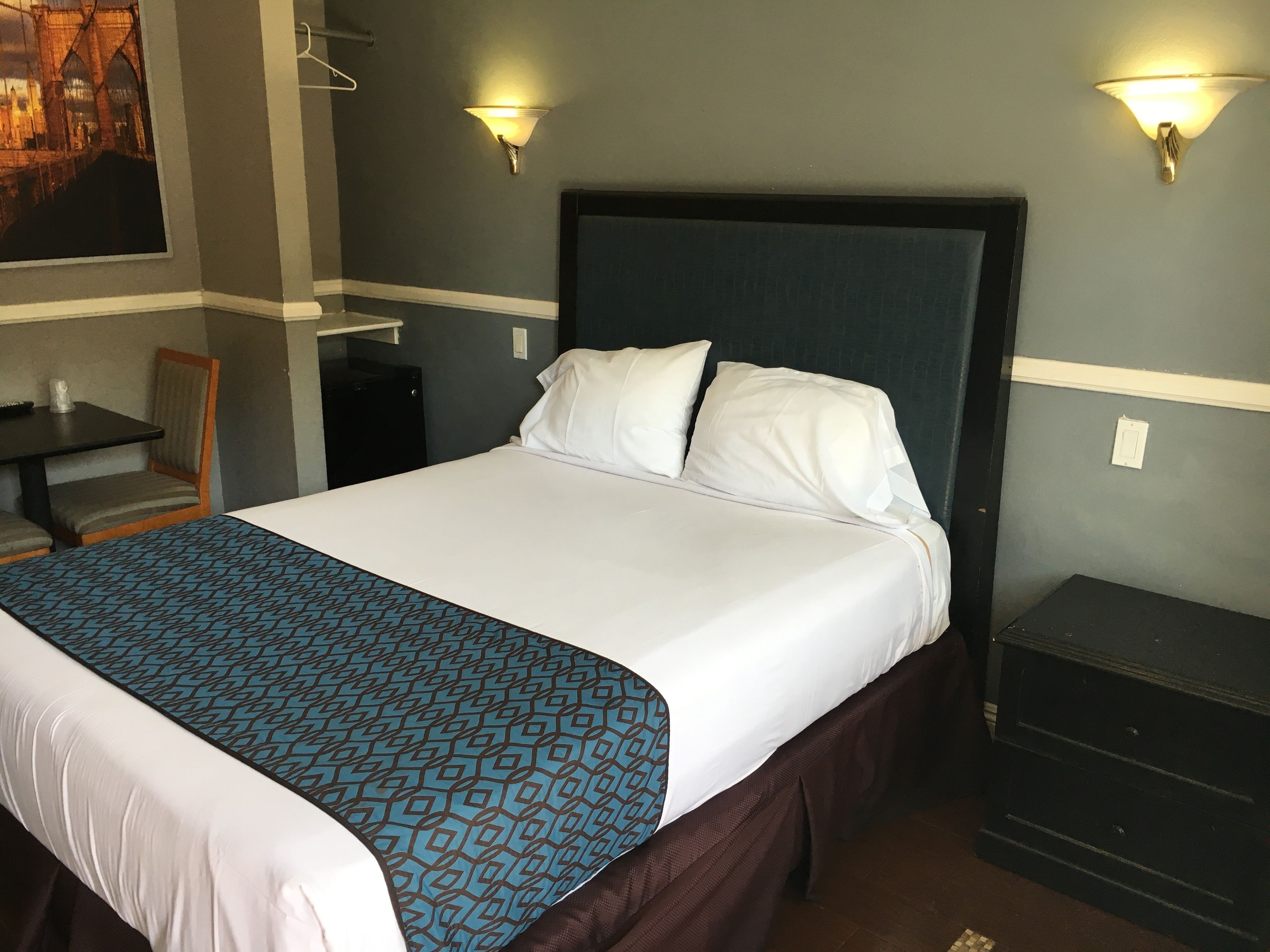 deluxe room, 2 queen beds | desk, iron/ironing board, free wifi