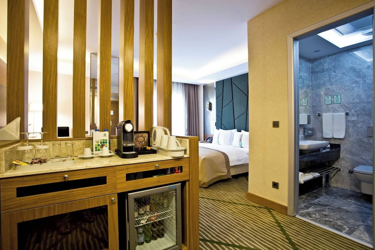 Habitación estándar, 1 cama King size, con acceso para personas discapacitadas, para fumadores | Minibar, caja de seguridad en la habitación y escritorio