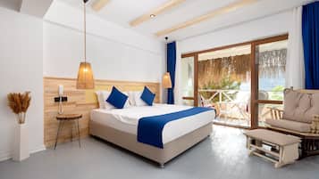 Superior Room, Balcony, Sea View | Minibar, in-room safe, free WiFi, bed sheets