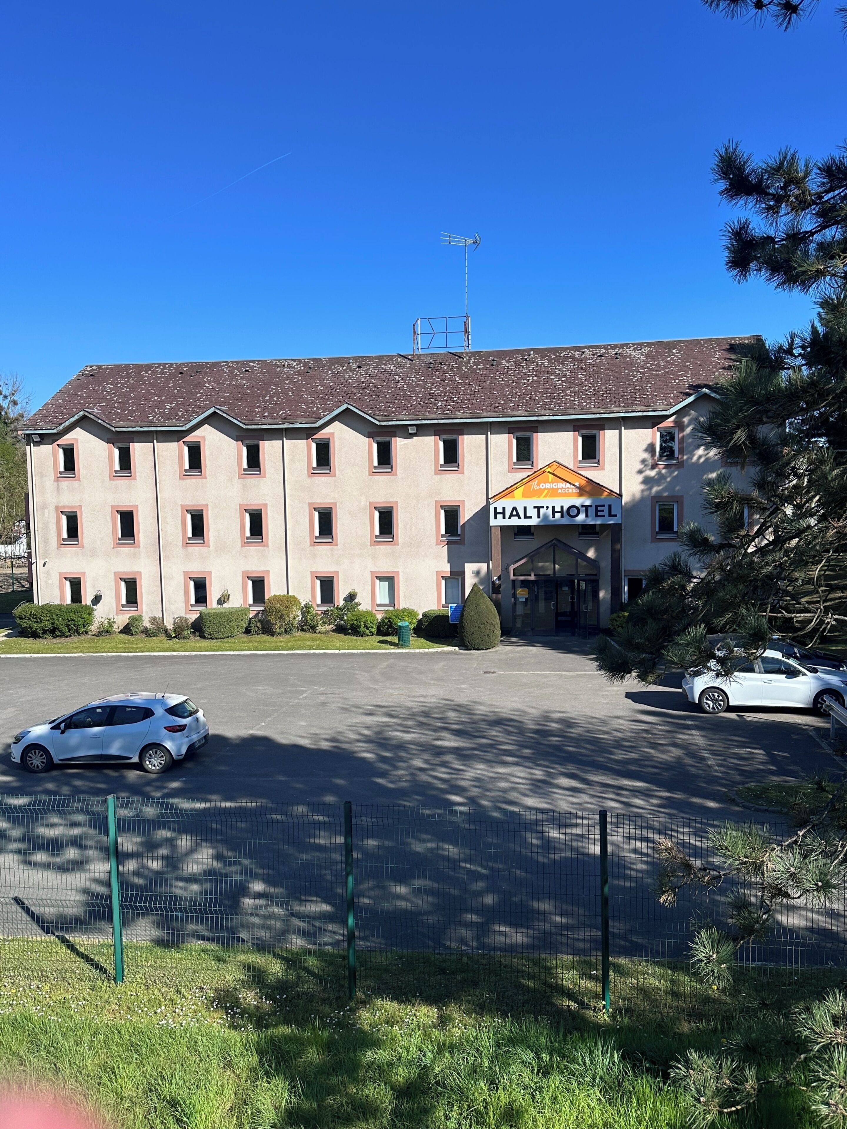 Façade de l’hébergement