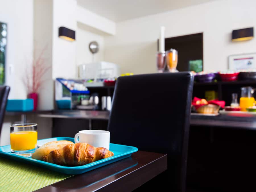 Daily buffet breakfast (EUR 8 per person)