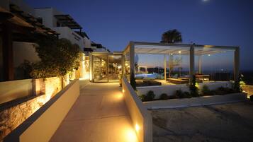 Front of property - evening/night