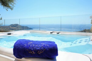 Casa tradicional, banheira de hidromassagem, vista para o mar | Terraço/pátio