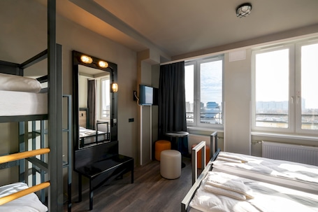 In-room safe, iron/ironing board, free cribs/infant beds, free WiFi