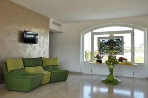 Sala de estar en el lobby