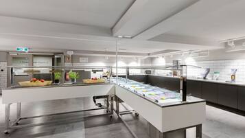 Daily buffet breakfast (EUR 11.90 per person)