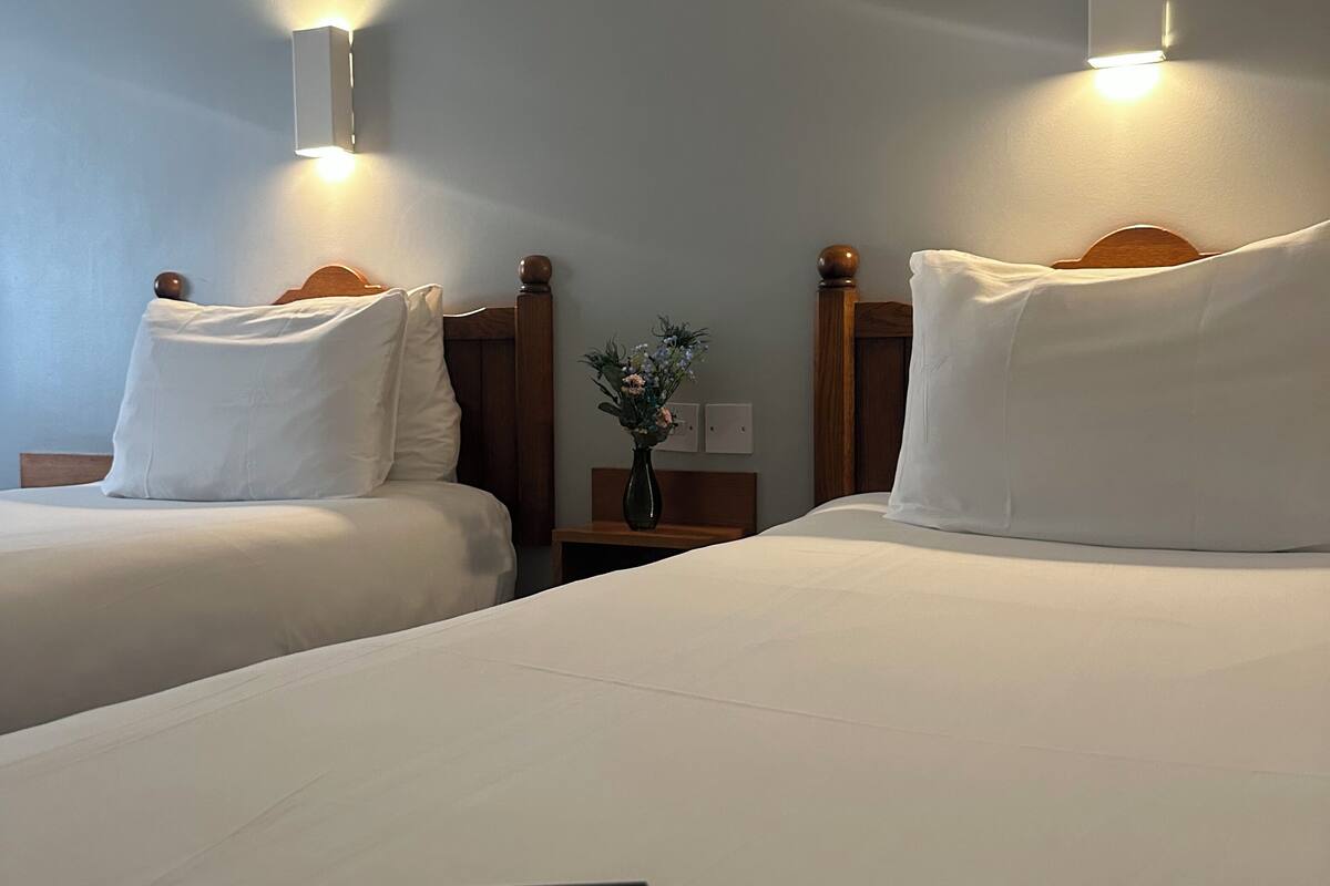 twin room, non smoking | 1 bedroom, desk, laptop workspace, blackout curtains