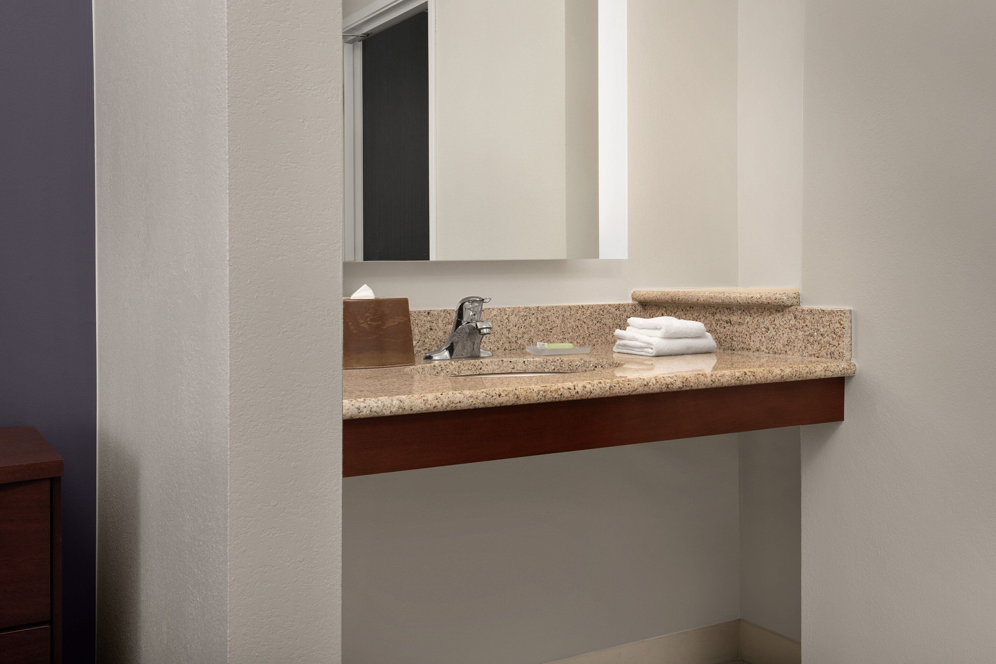 free toiletries, hair dryer, towels, soap