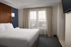 Suite, 2 Bedrooms | Pillowtop beds, desk, laptop workspace, iron/ironing board - Residence Inn by Marriott Syracuse Downtown at Armory Square (Syracuse)
