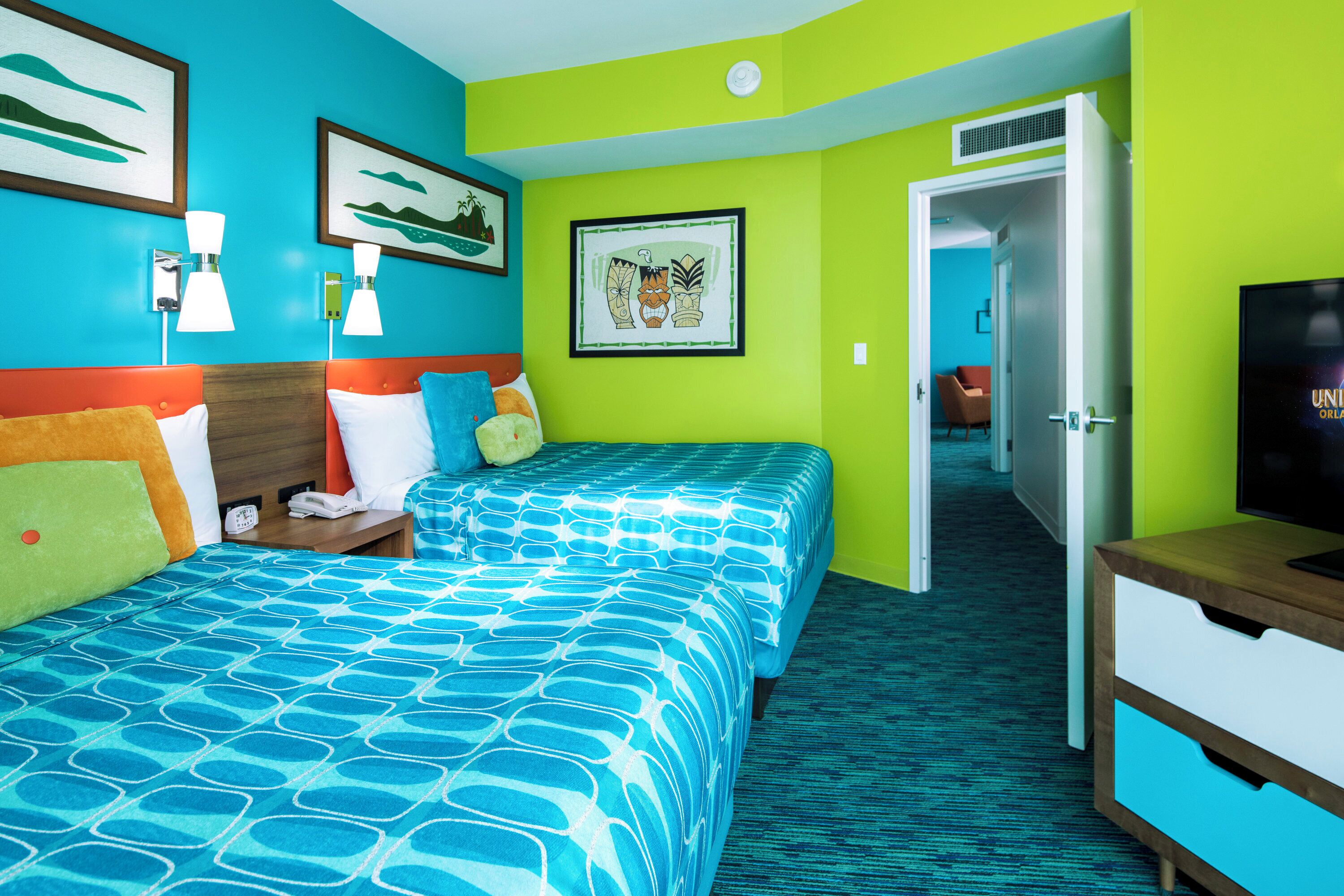 Volcano Bay View 2-Bedroom Suite (Includes Early Park Admission*) | In-room safe, blackout drapes, iron/ironing board