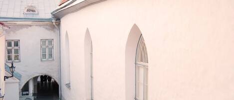 Blick von der Unterkunft