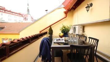 Apartment, 4 Bedrooms, Sauna | Terrace/patio