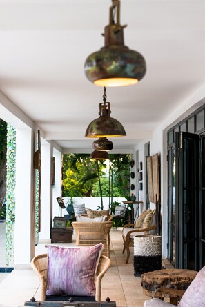 Breakfast, lunch served; local and international cuisine, pool views  - Latitude 13 Degrees (Lilongwe)