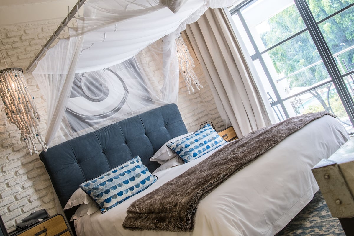 2 slaapkamers, lakens van Egyptisch katoen, luxe beddengoed