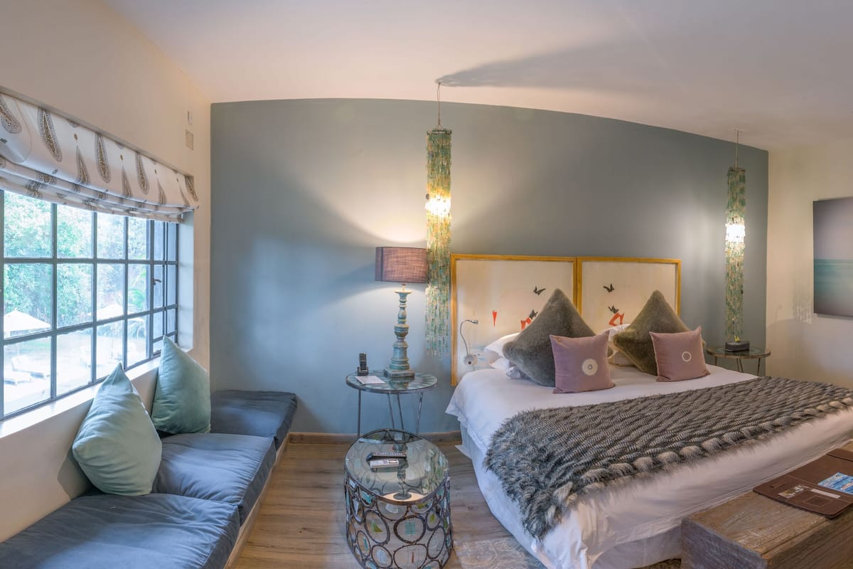 standard double or twin room, 1 double bed, garden view | 2 bedrooms, egyptian cotton sheets, premium bedding, down duvets