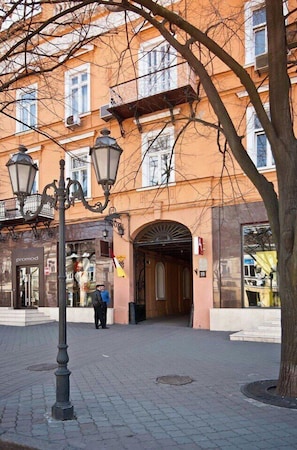 Interior entrance