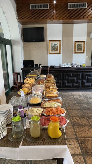 Frokostbuffé er inkludert hver dag
