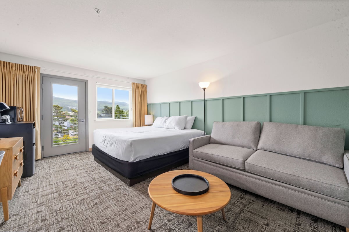 standard room, 1 queen bed, accessible, river view | desk, iron/ironing board, free cots/infant beds, free wifi