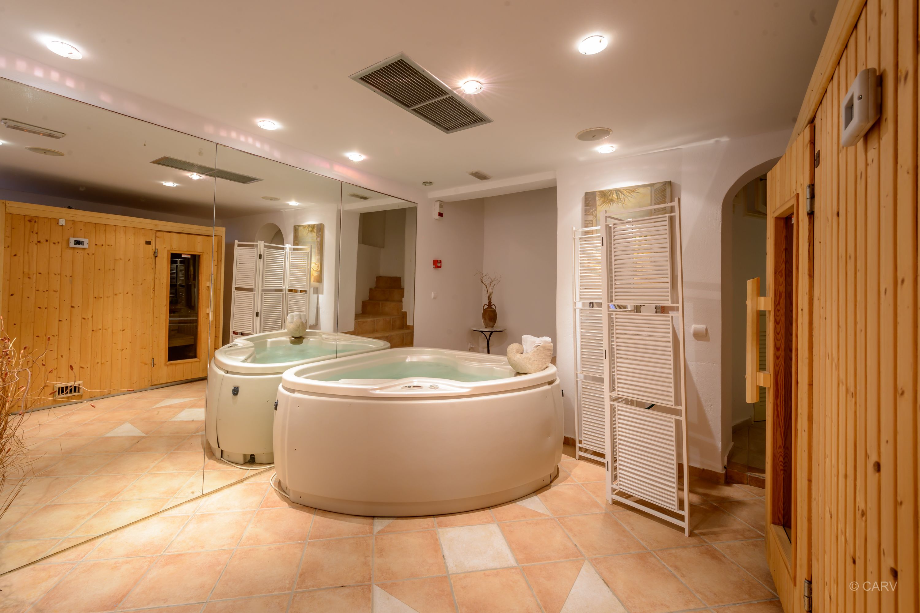 manicures and pedicures, massages