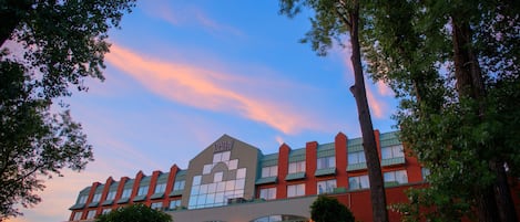 Front of property – evening/night