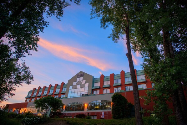Front of property – evening/night