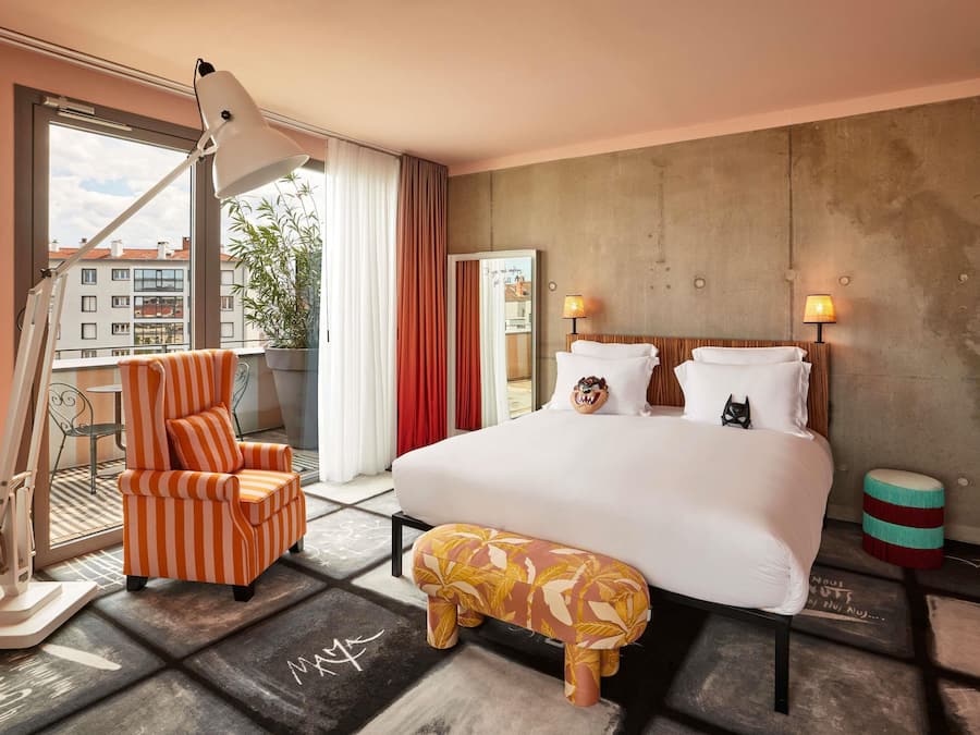 Cobertura, 1 cama de casal | Roupas de cama premium, cofres nos quartos, escrivaninha