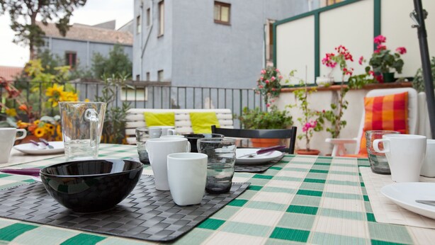 Outdoor dining - B&B Piccadilly House (Catania)
