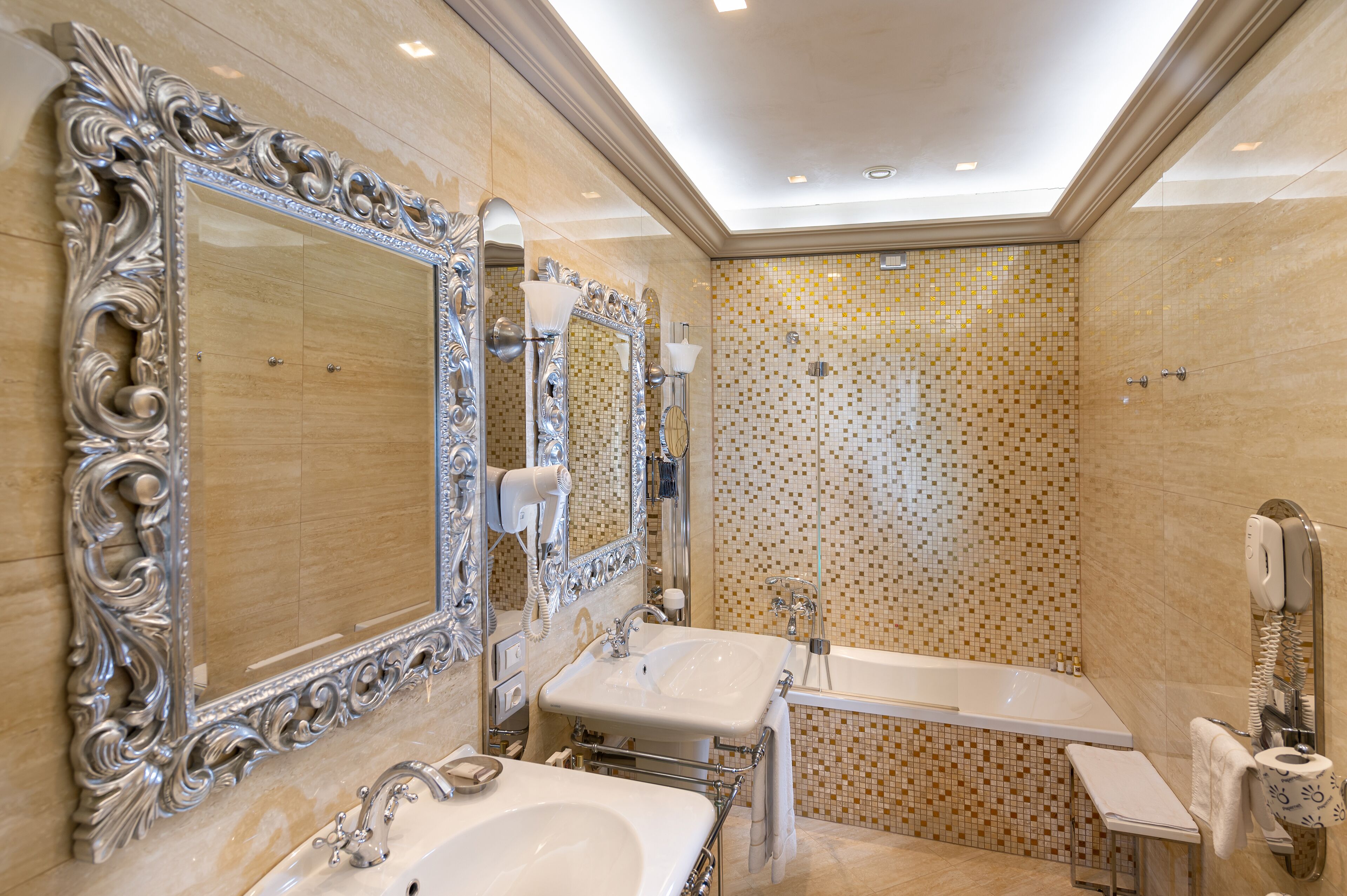 suite | bathroom | free toiletries, bathrobes, slippers, bidet