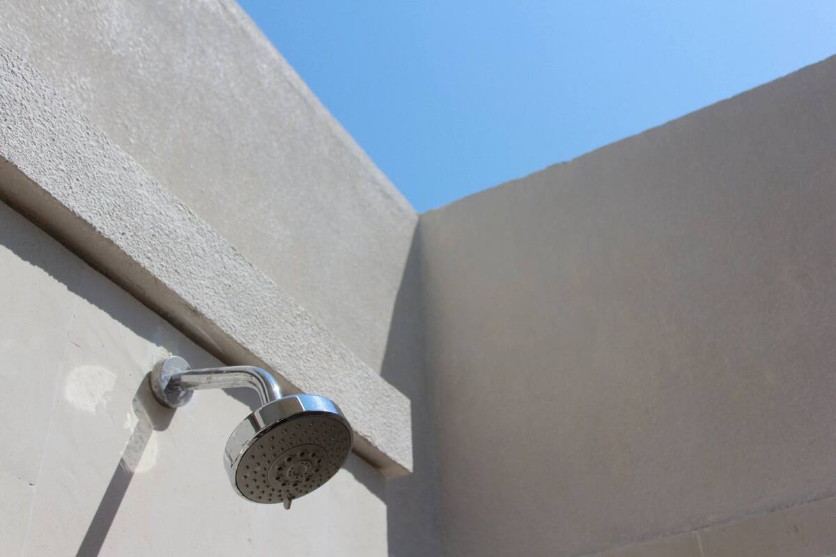 villa, 1 bedroom, beachfront | bathroom | shower, hair dryer, bathrobes, slippers