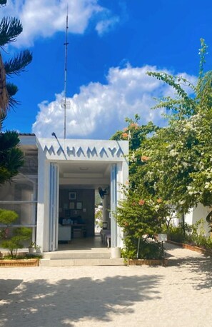 Façade de l’hébergement