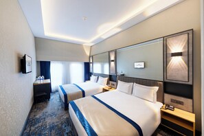 Premium bedding, in-room safe, desk, blackout curtains