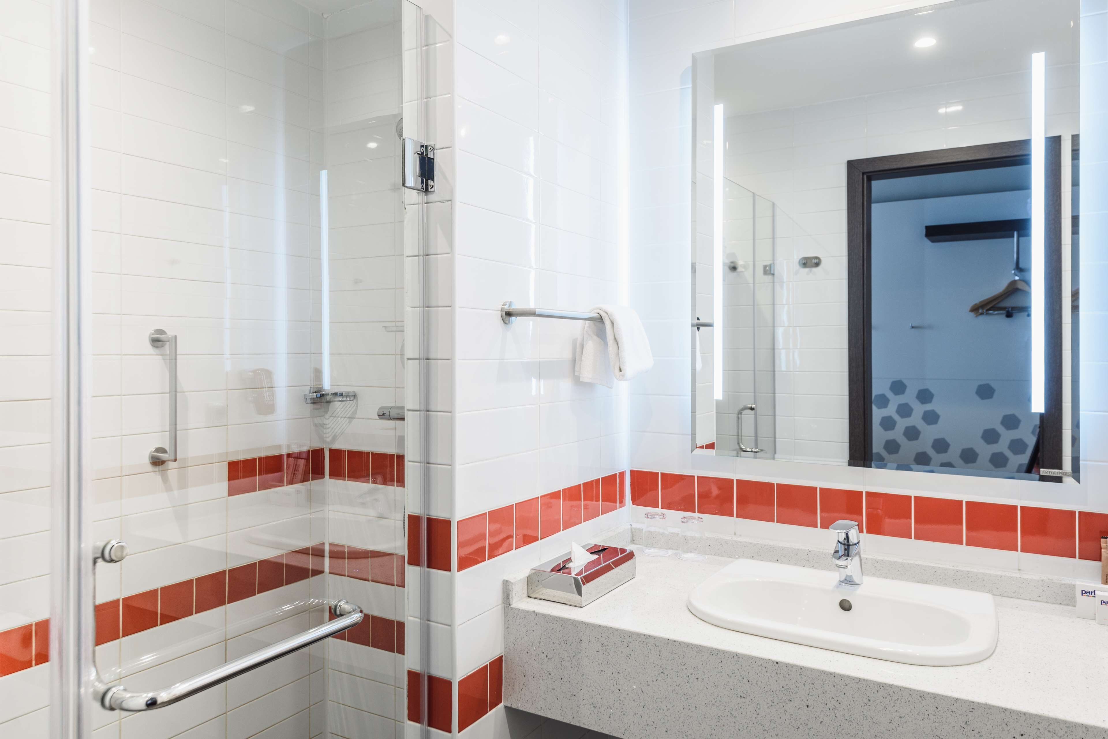 shower, free toiletries, hair dryer, dressing gowns