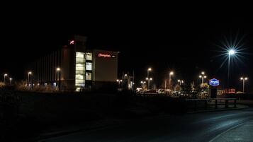 Front of property – evening/night