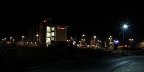 Front of property – evening/night