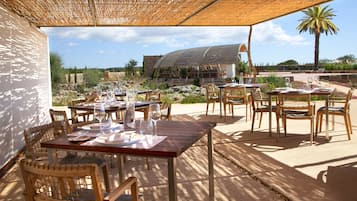 Breakfast, lunch, dinner served; Mediterranean cuisine, alfresco dining