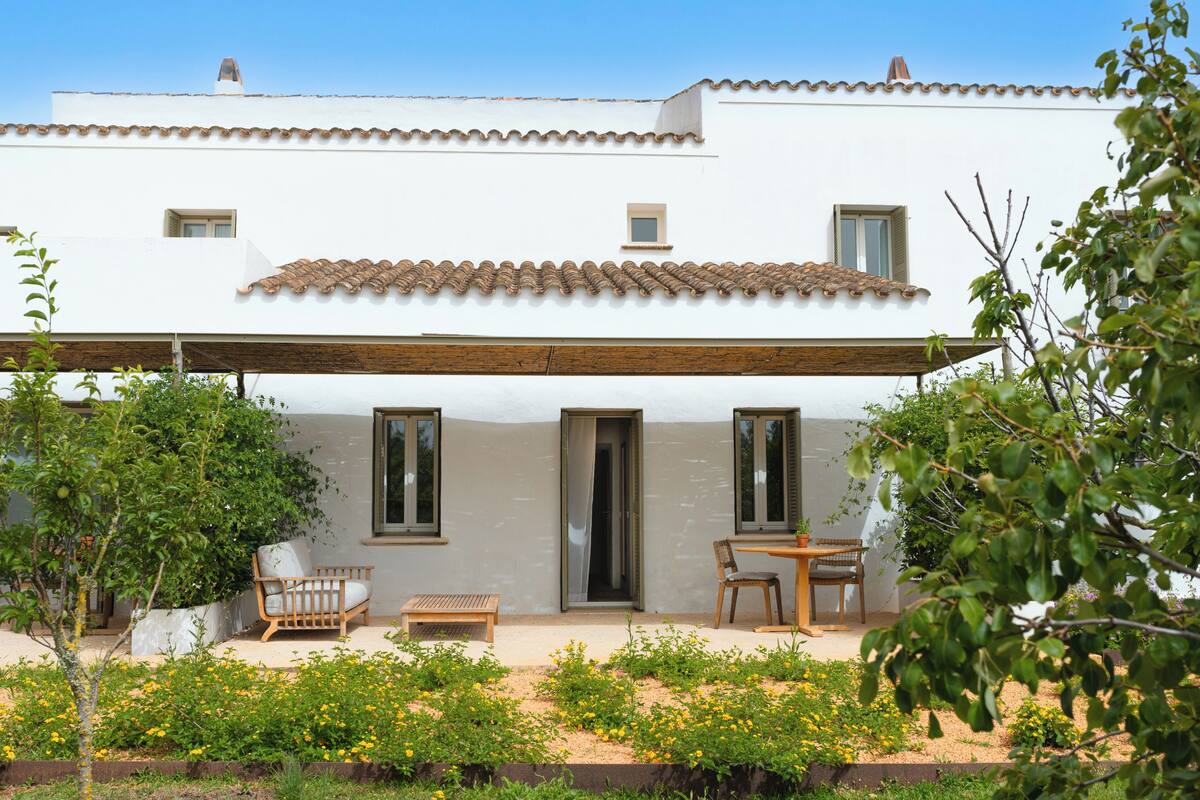 Double Room, Terrace, Garden View