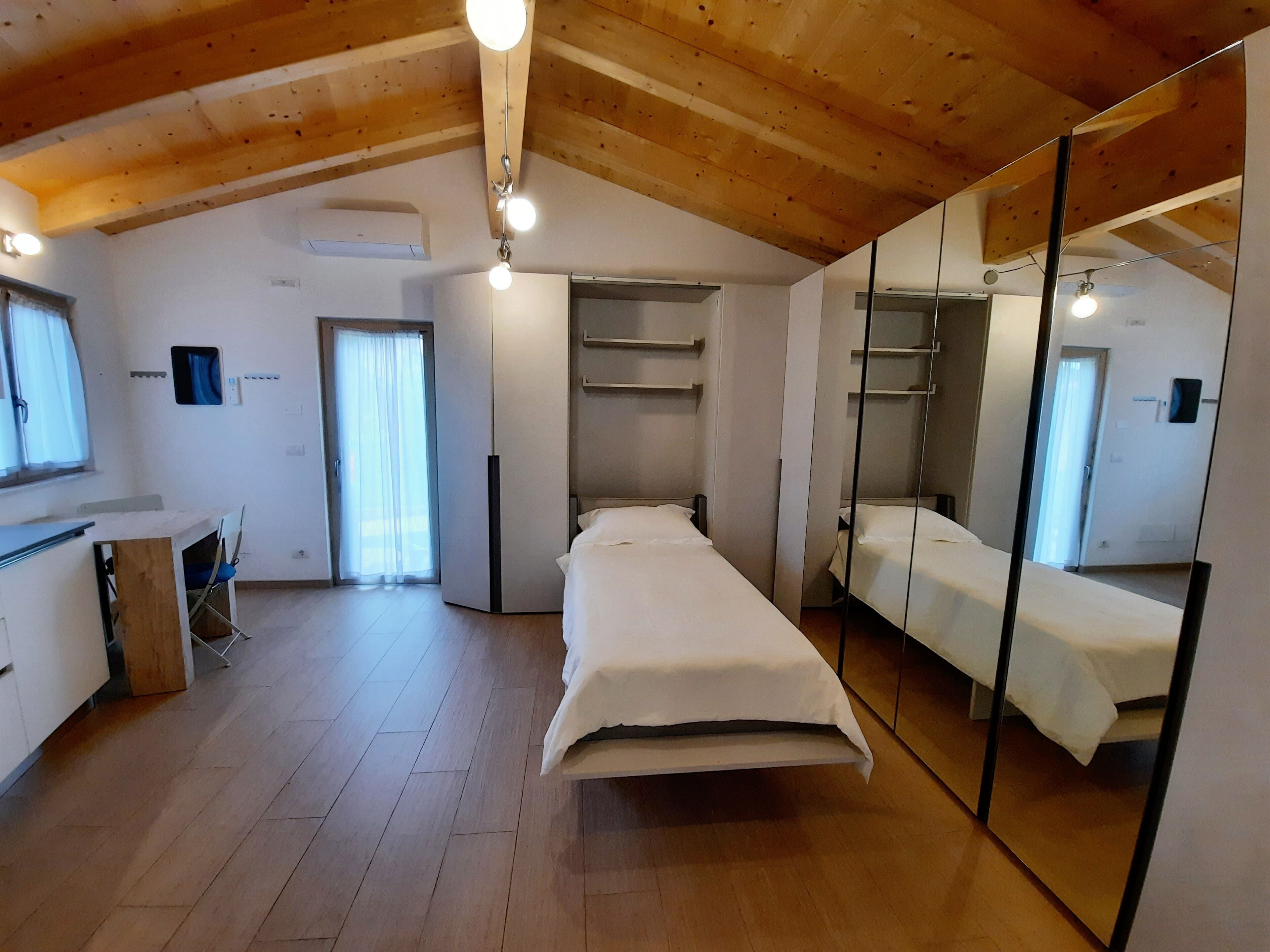 superior studio | living area | 32-inch smart tv with satellite channels, tv